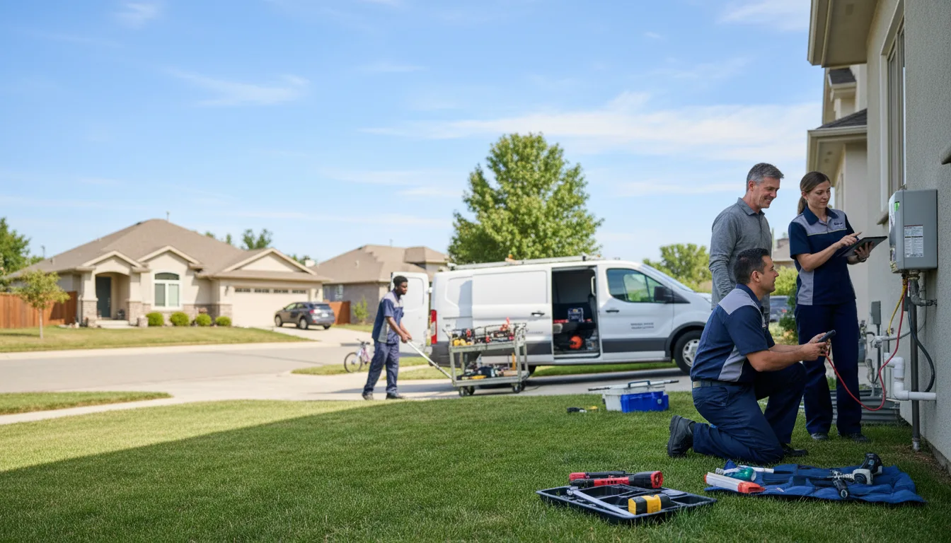 Tankless water heater service in Standard, IL